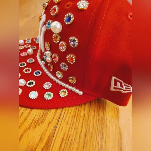Colorful Gem-Embellished Woman's NewEra Snapback - Picture 5 of 5